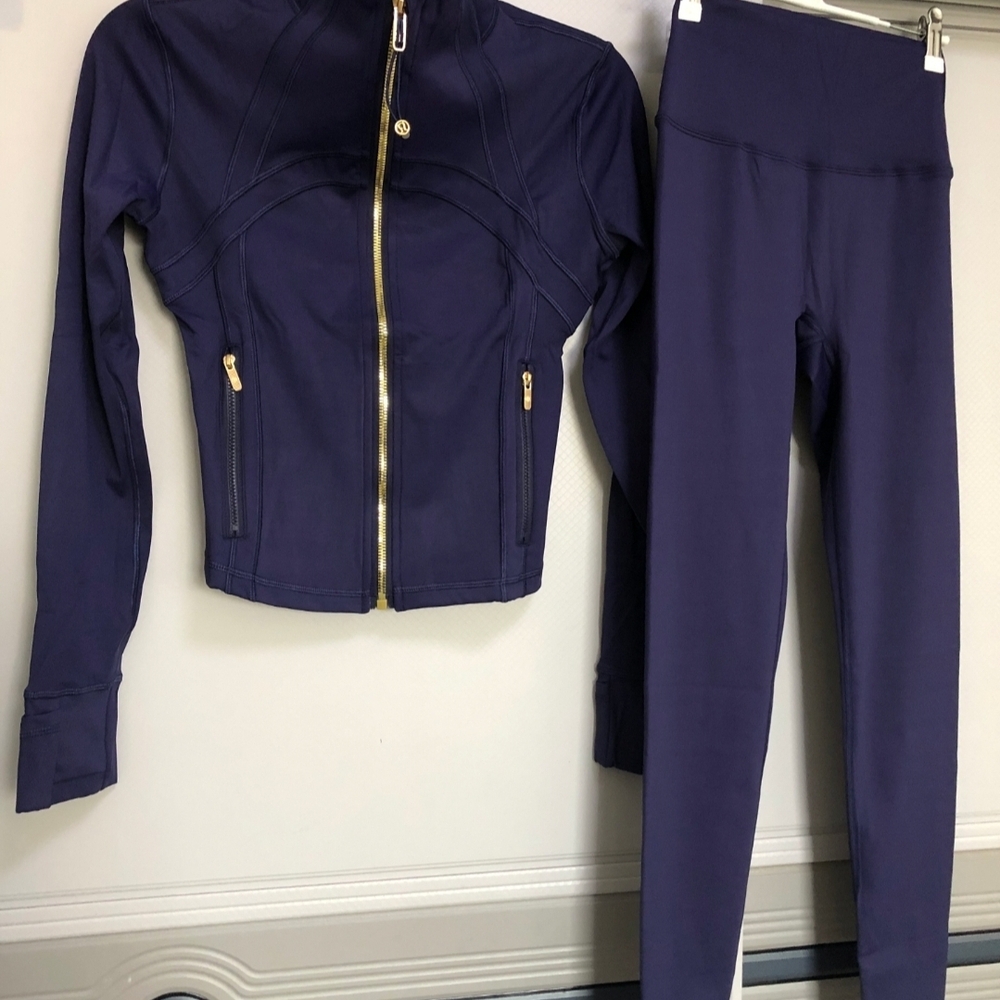 Lululemon Set Jacket And Leggings